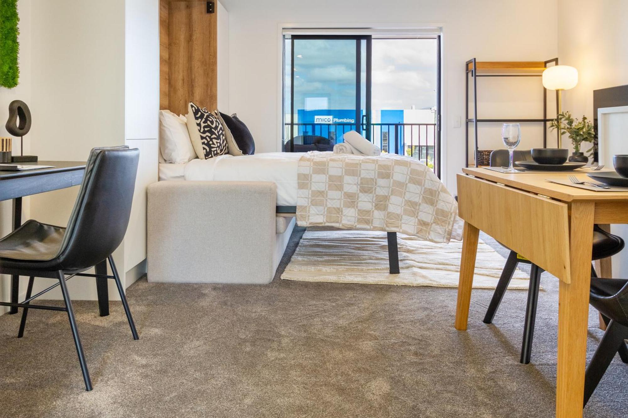 Prime Locale: Studio With Balcony Christchurch Zewnętrze zdjęcie